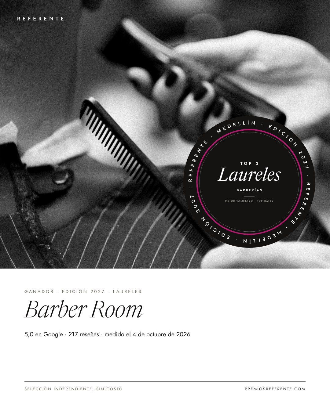 Publicación de Instagram de Barber Room